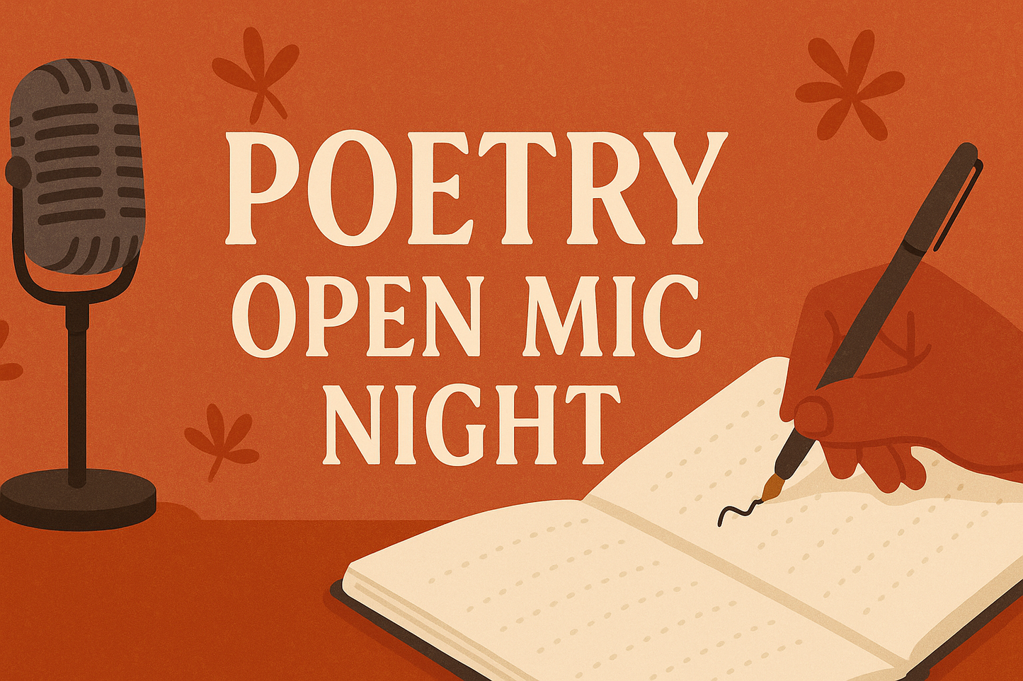 Poetry Open Mic Night | Share Your Original Poetry in Lake Charles