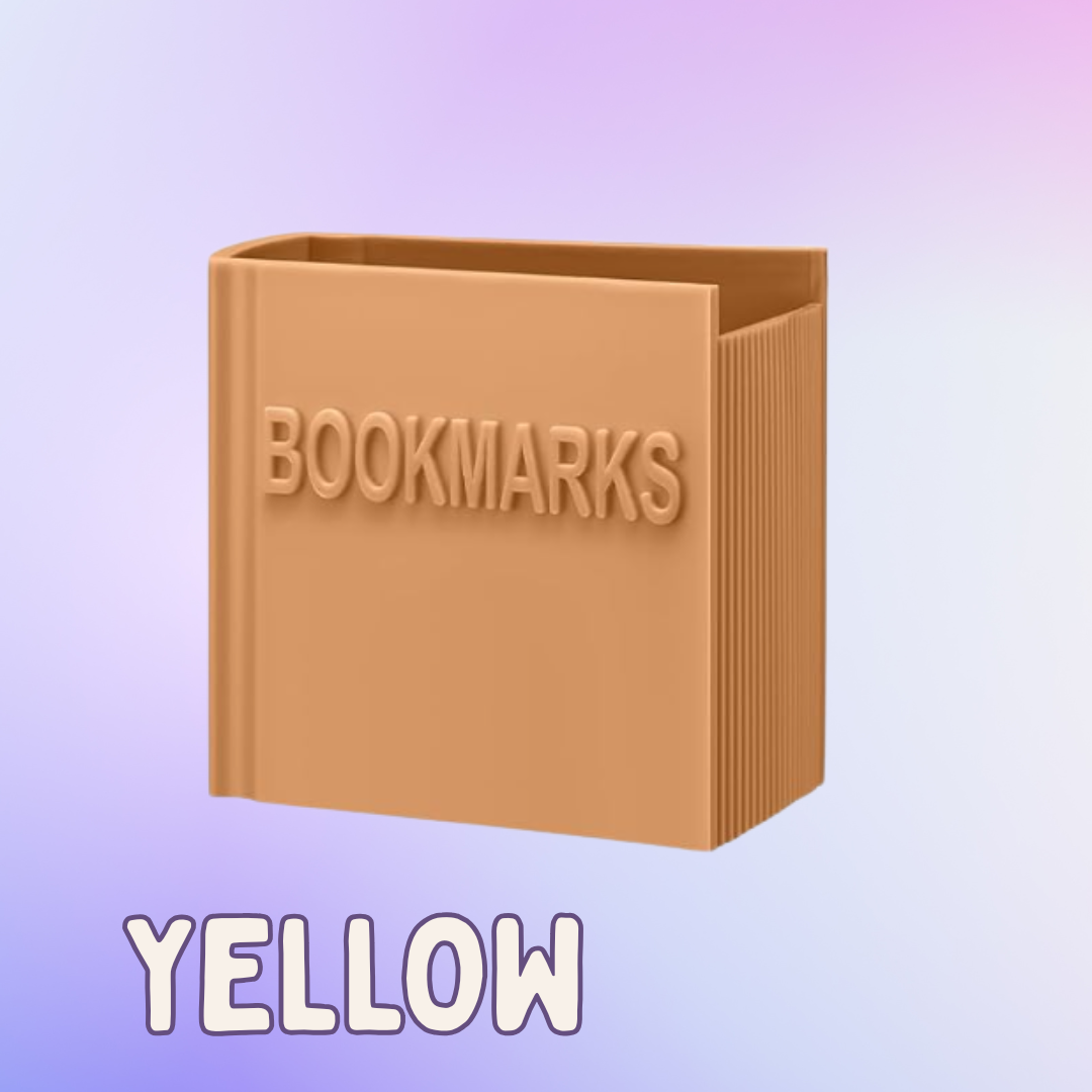 Book Bookmark Holder | 3D Printed Bookmark Organizer for Book Lovers