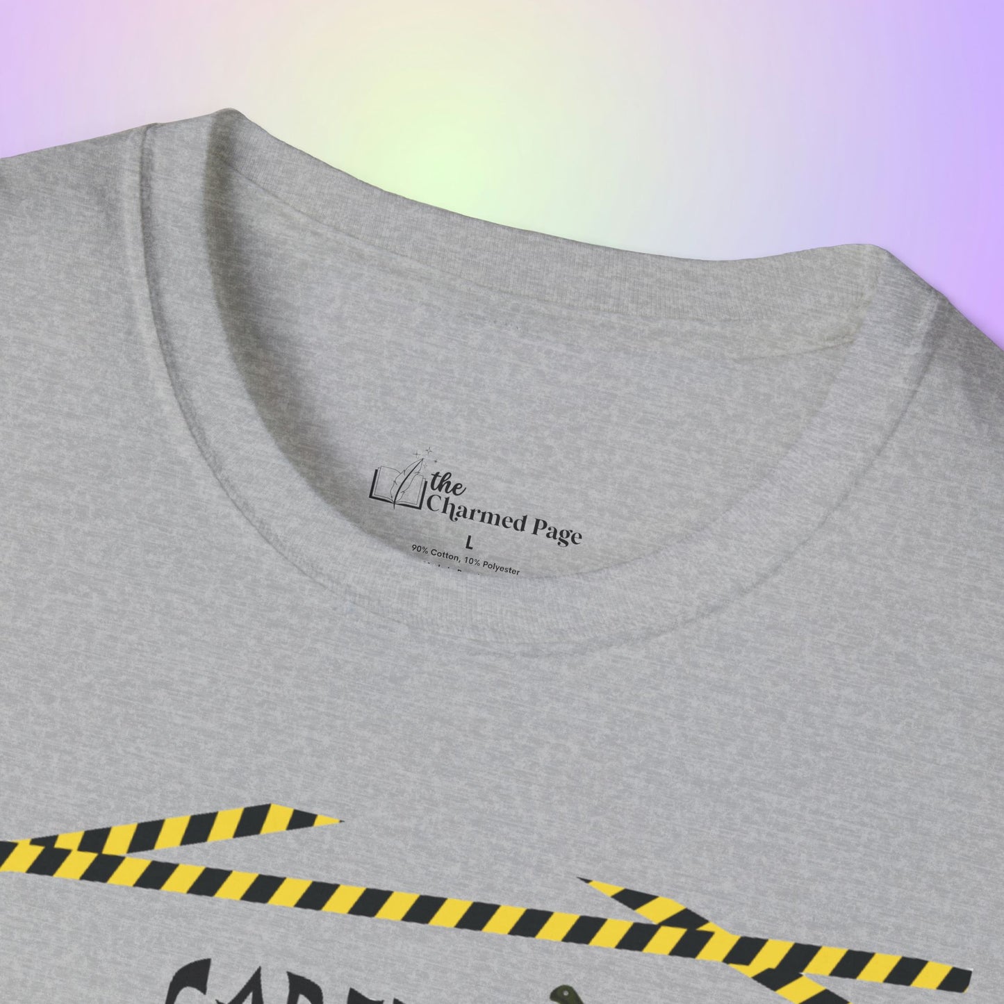 Author Quote Unisex T-Shirt - "Careful or You'll End Up in My Book"