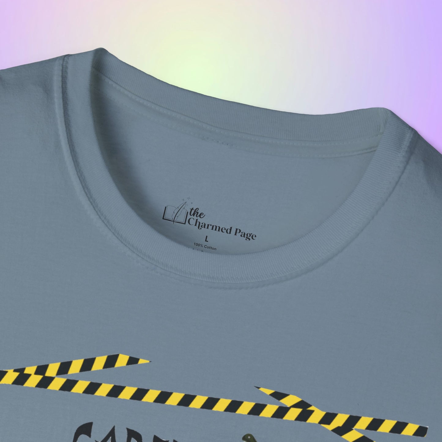 Author Quote Unisex T-Shirt - "Careful or You'll End Up in My Book"