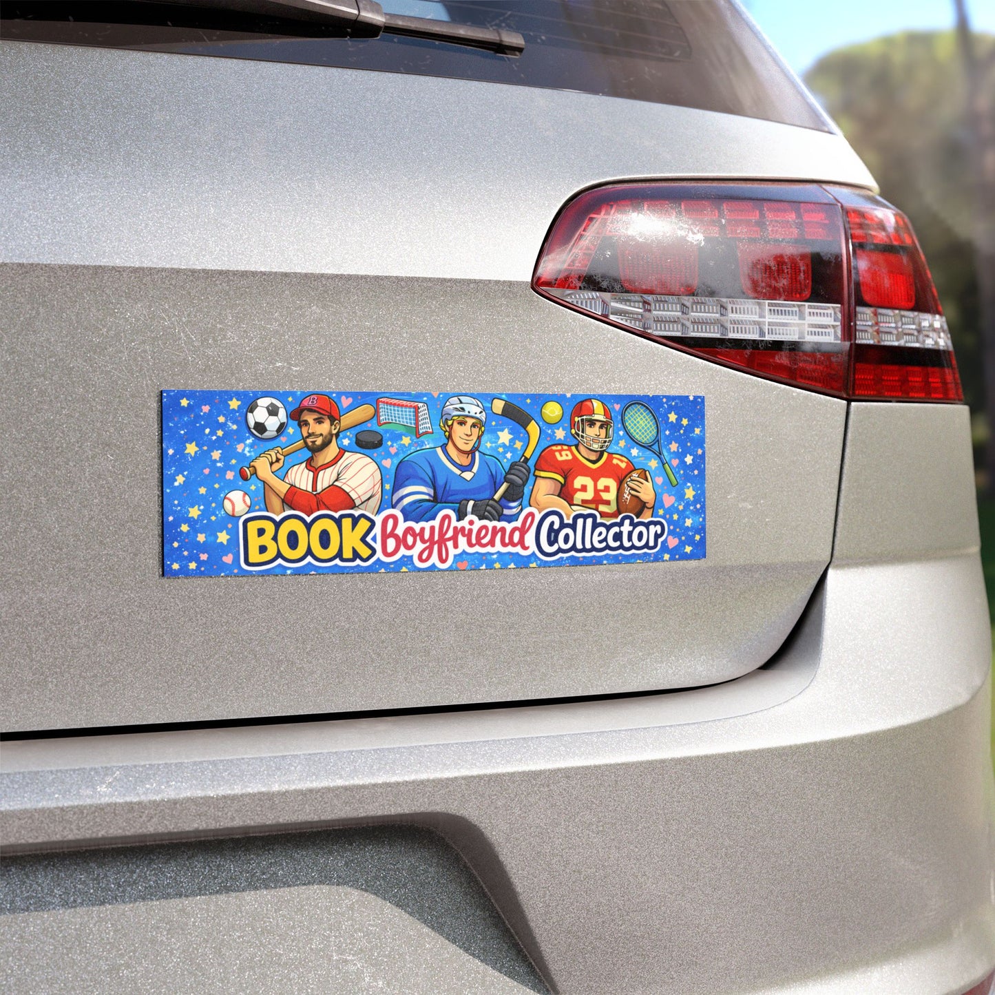 Sports Book Boyfriend Collector Bumper Magnet