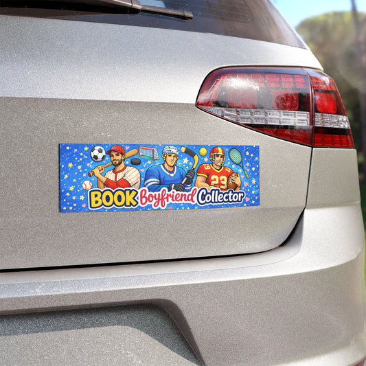 Sports Book Boyfriend Collector Bumper Magnet