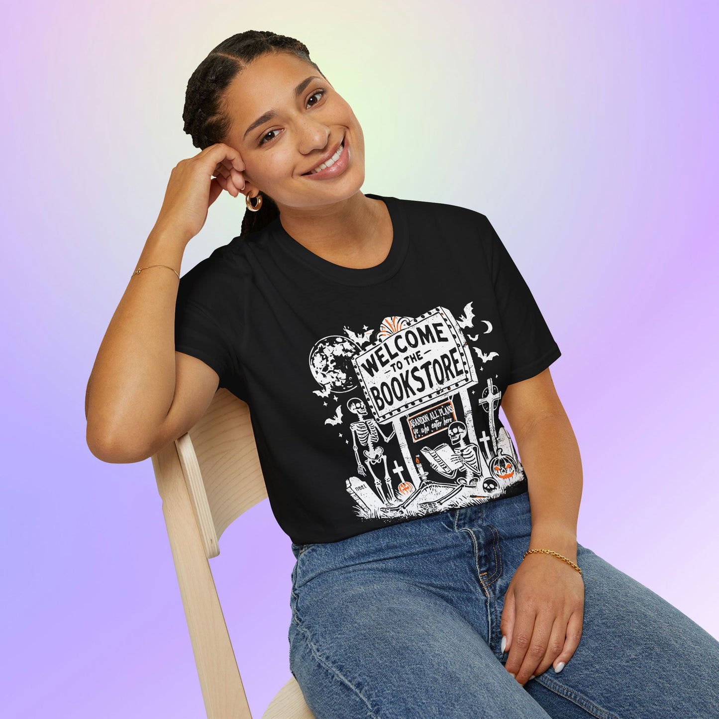 Welcome to the Bookstore Halloween Unisex T-Shirt