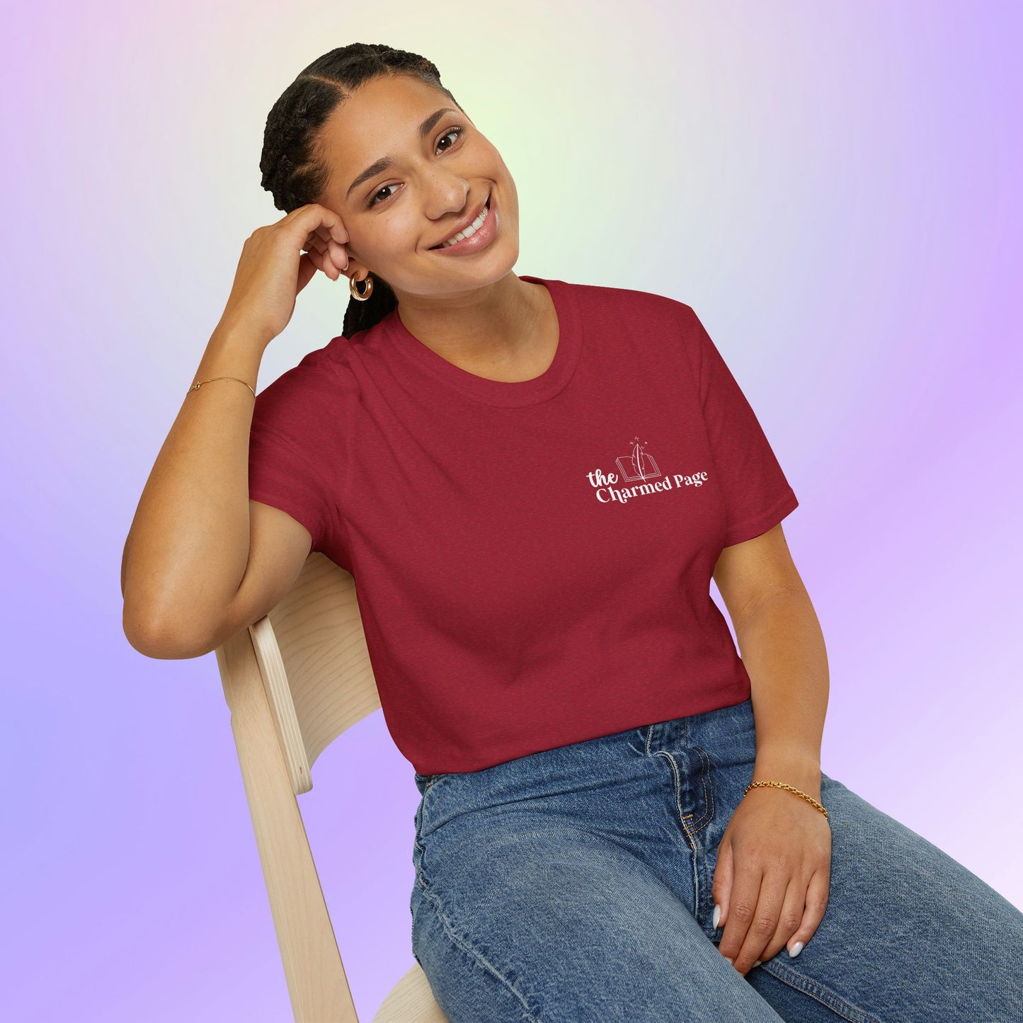 The Charmed Page Bookstore Unisex T-Shirt (Dark Colors)