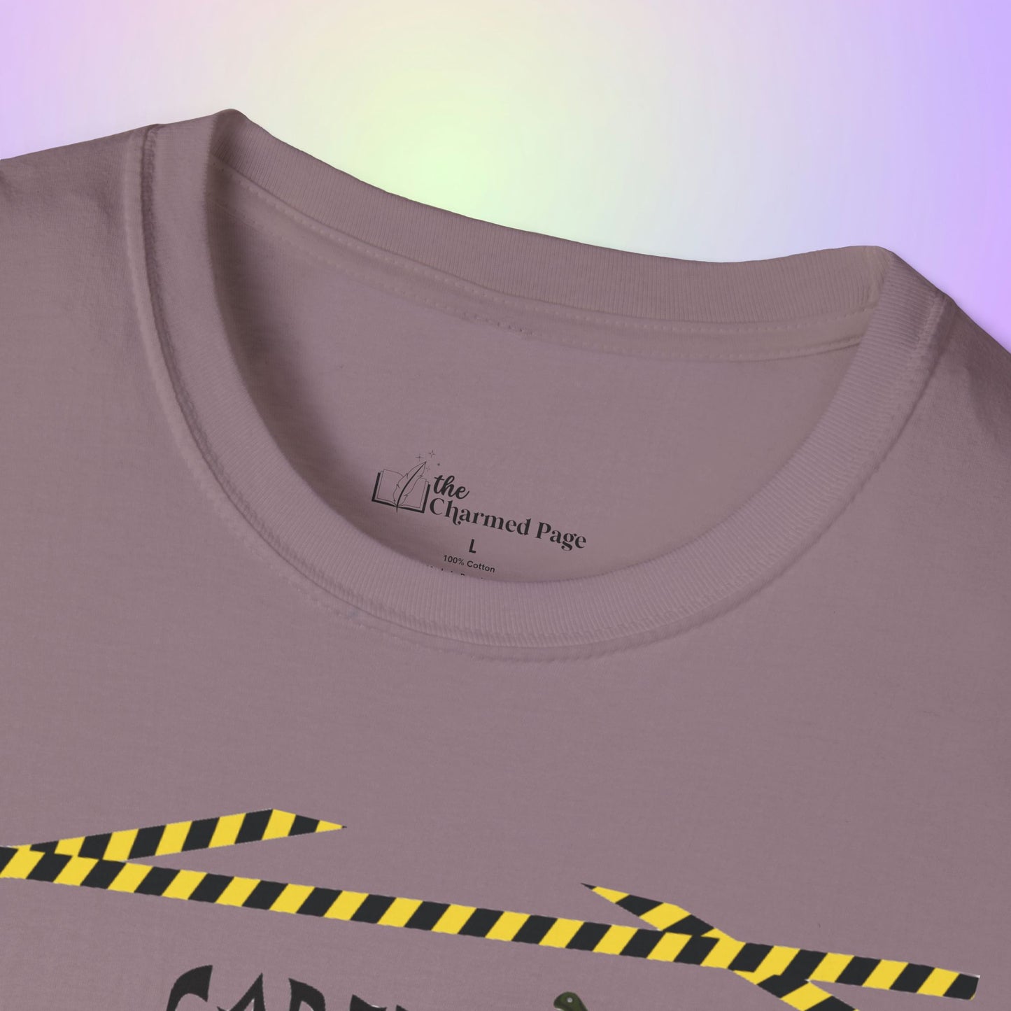Author Quote Unisex T-Shirt - "Careful or You'll End Up in My Book"