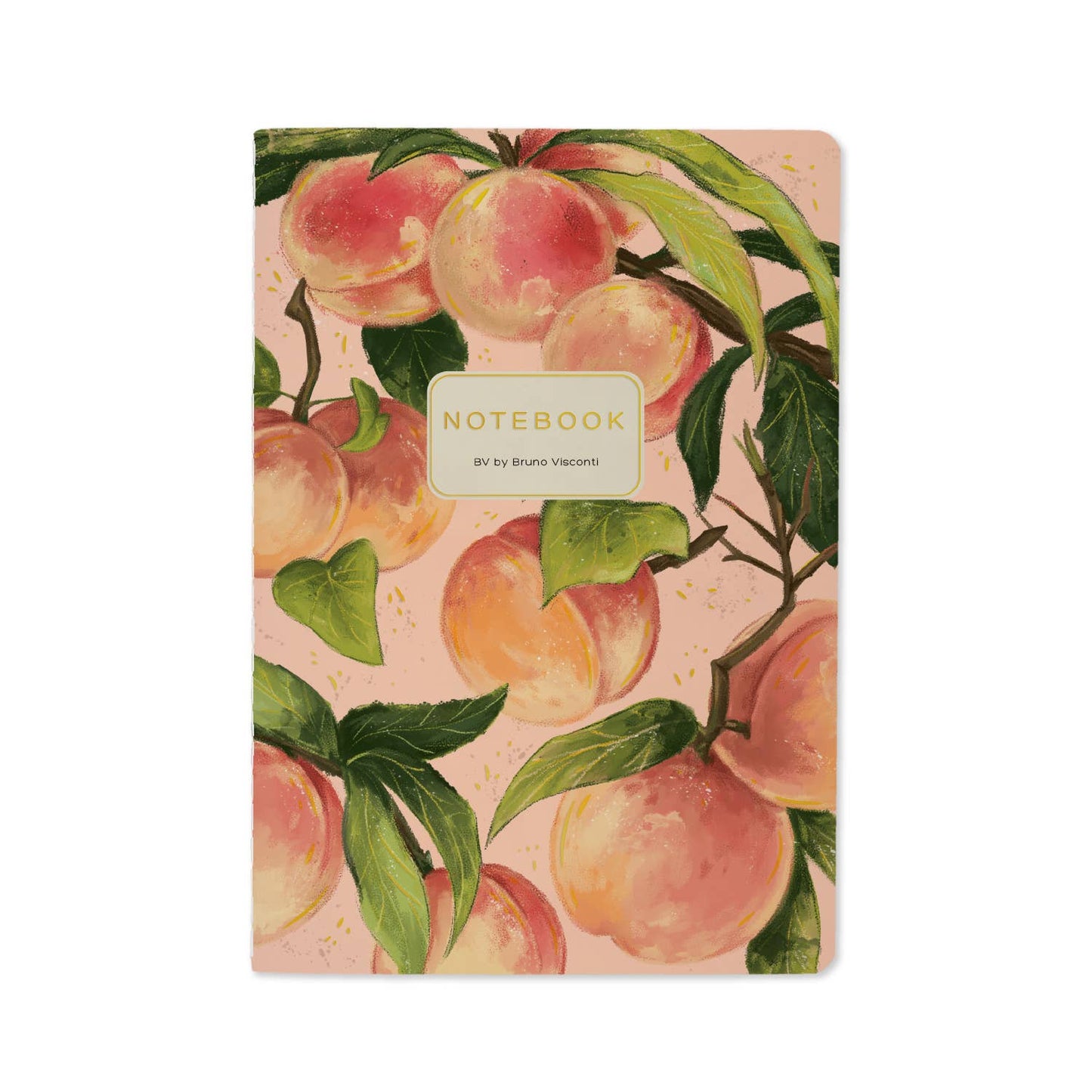 Peaches on the Tree - A5 Notebook