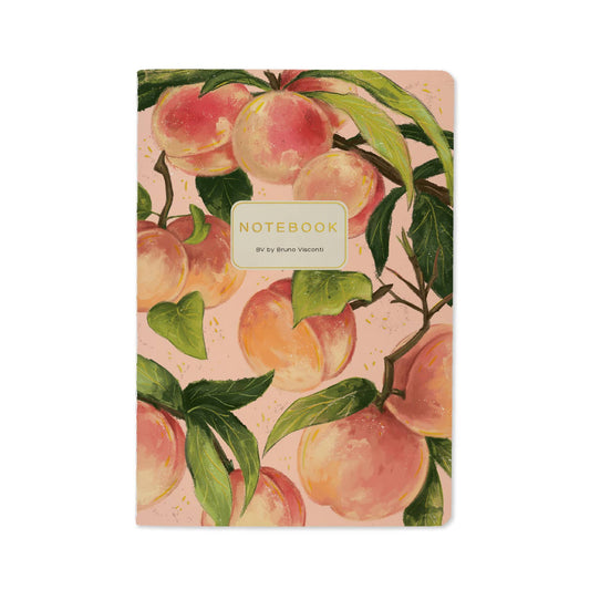 Peaches on the Tree - A5 Notebook