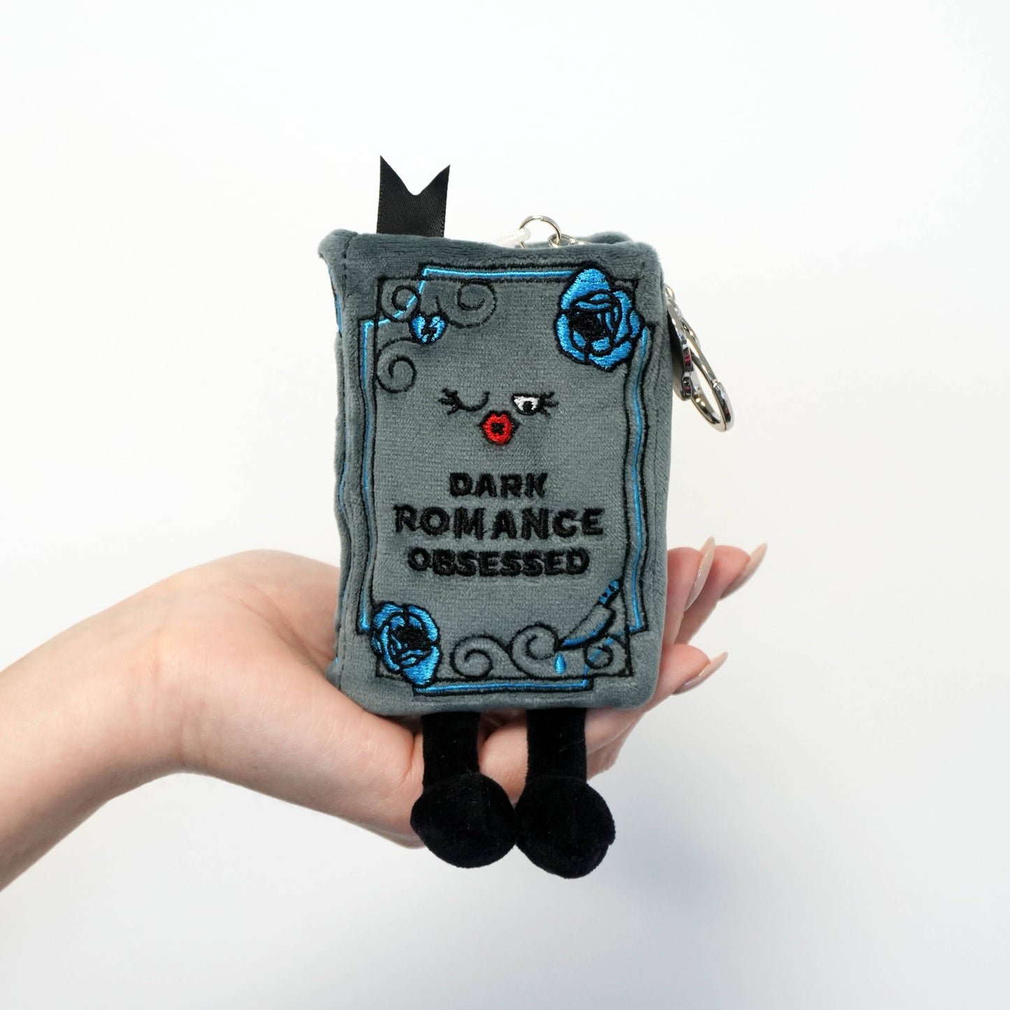 "Dark Romance Obsessed" Book Plush Bag Charm
