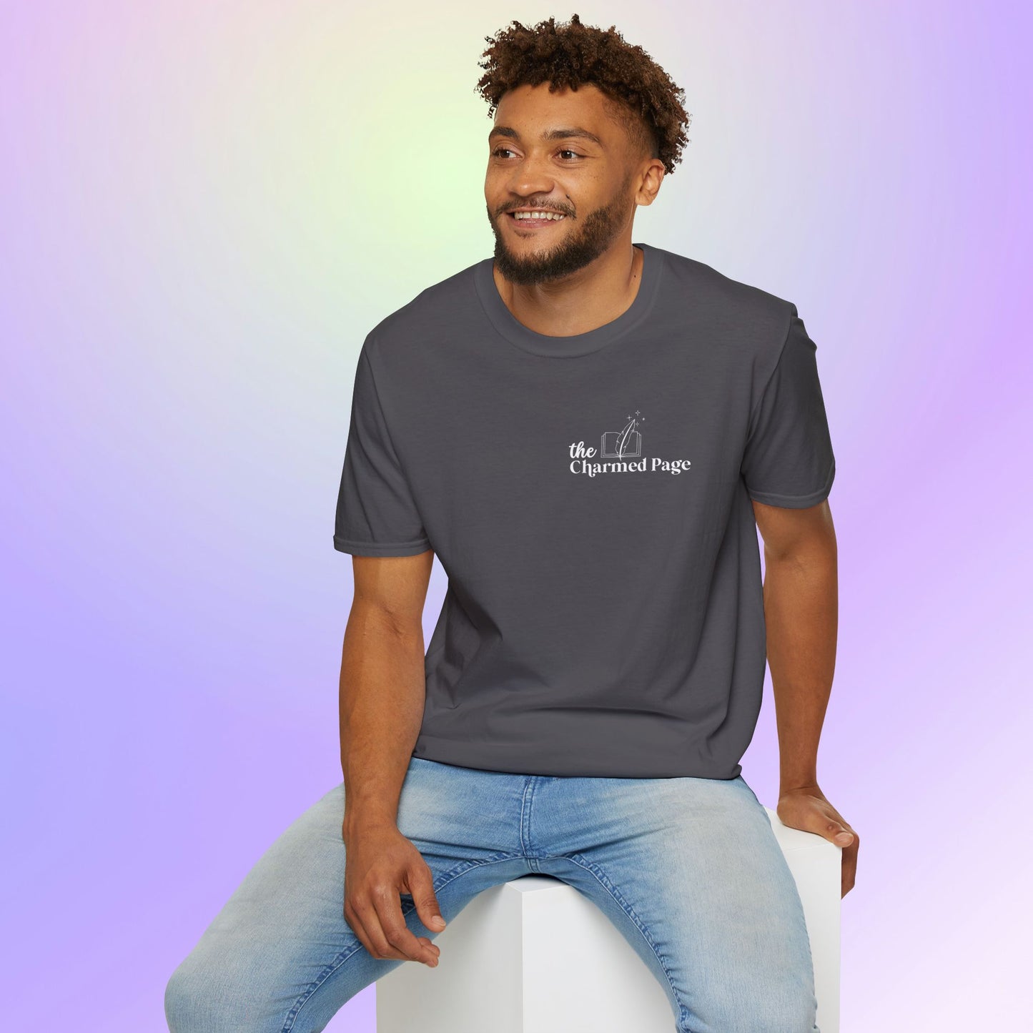 The Charmed Page Bookstore Unisex T-Shirt (Dark Colors)