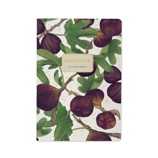 Figs on White - A5 Notebook