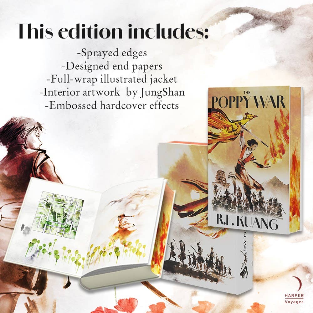 The Poppy War Collector's Edition: Fully illustrated collector's edition with sprayed edges. (The Poppy War, 1)