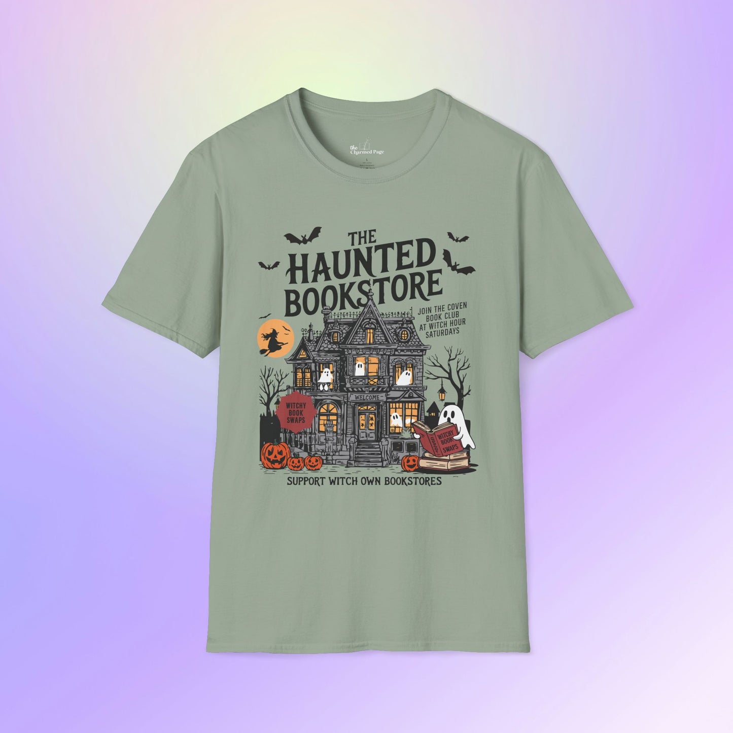 Haunted Bookstore Unisex Tee