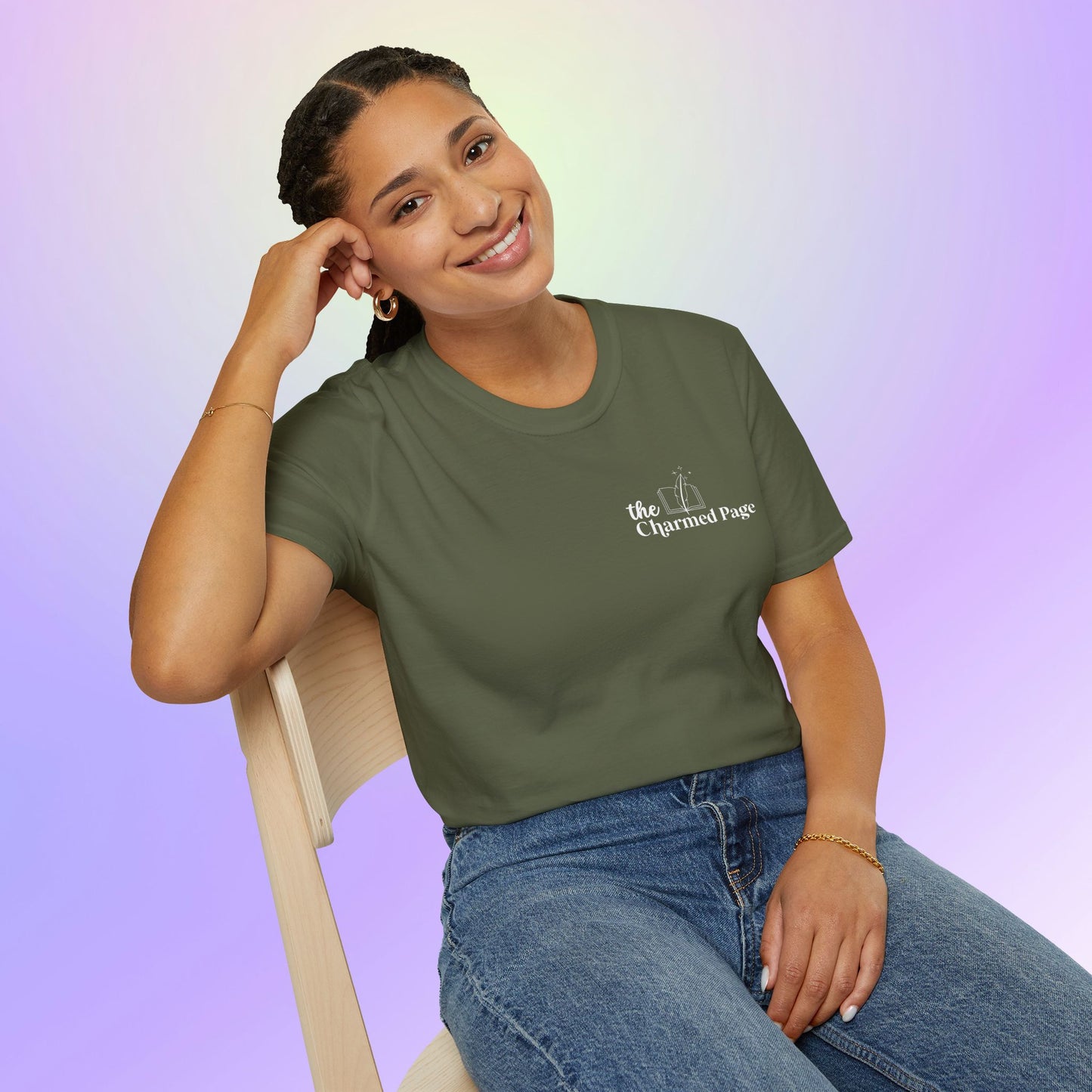 The Charmed Page Bookstore Unisex T-Shirt (Dark Colors)