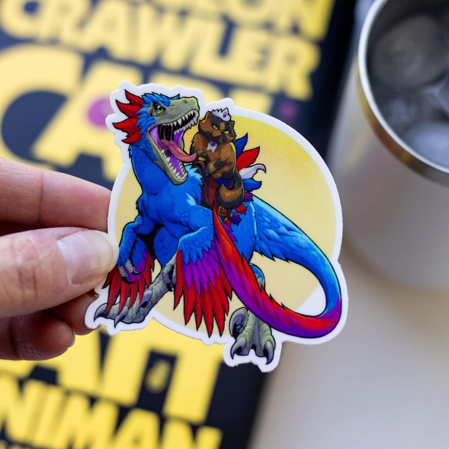 Princess Donut and Mongo Sticker | Dungeon Crawler Carl
