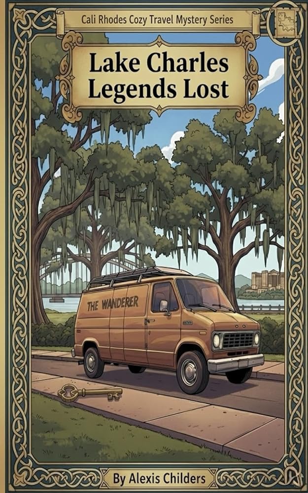 Lake Charles Legends Lost: A Cali Rhodes Cozy Travel Mystery cover image