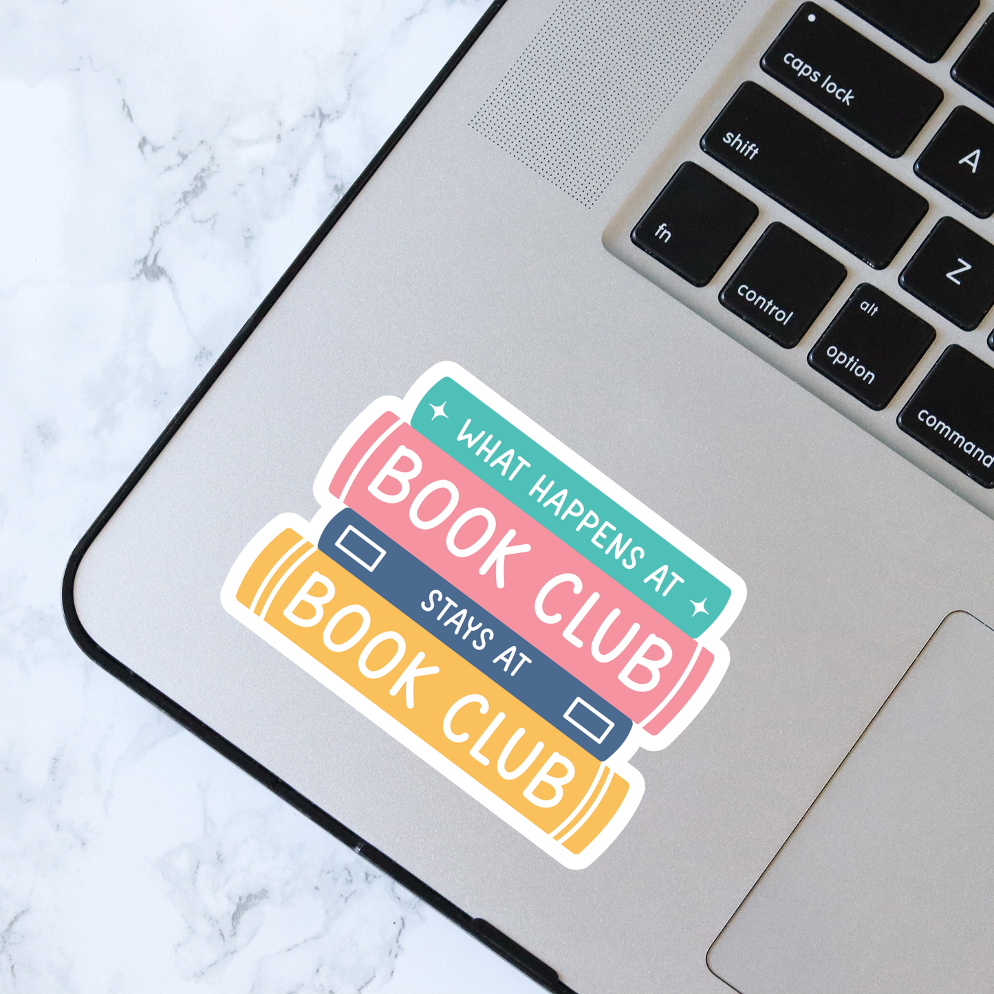 What Happens at Book Club Sticker