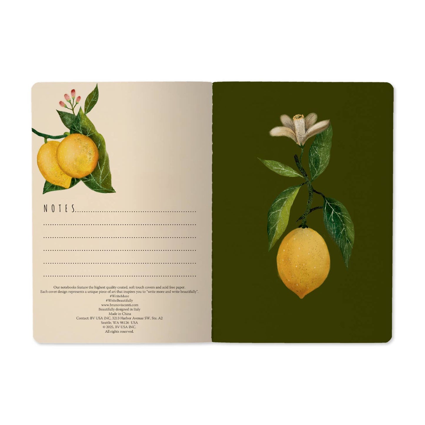 Lemons - A5 Notebook