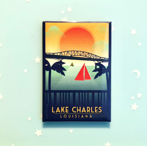 Lake Charles, Louisiana Magnet