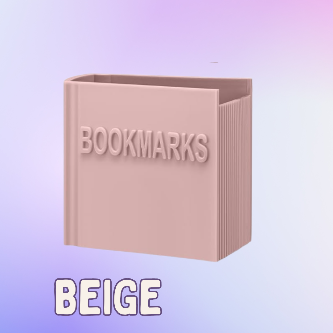 Book Bookmark Holder | 3D Printed Bookmark Organizer for Book Lovers